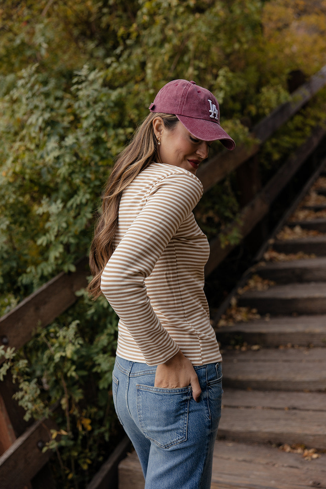 The Fallon Striped Long Sleeve