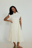 Rosy Posy Button Midi