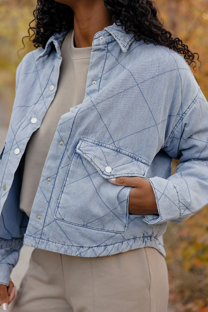 Retro Reverie Quilted Jacket