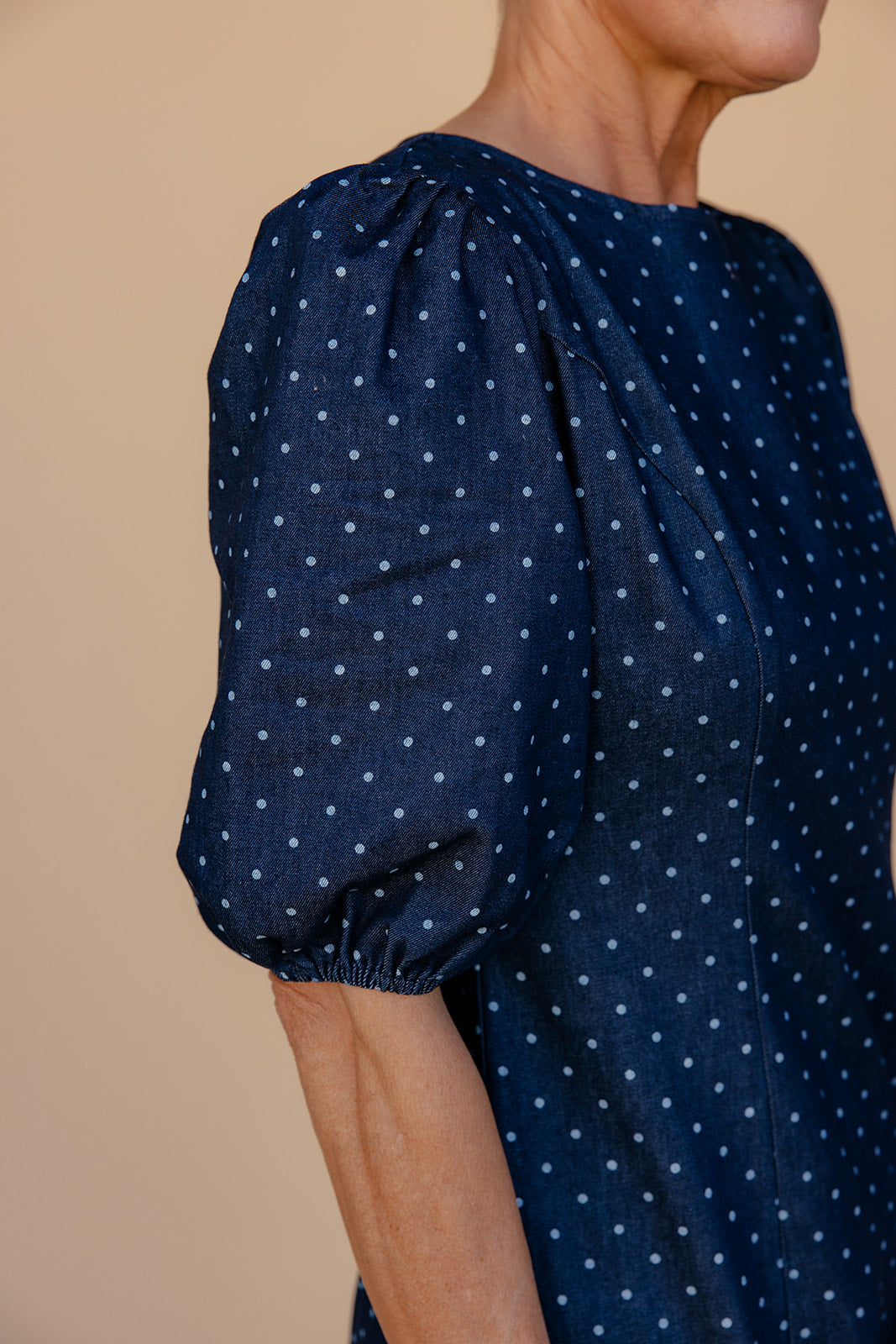 After Dusk Polka Dot Dress