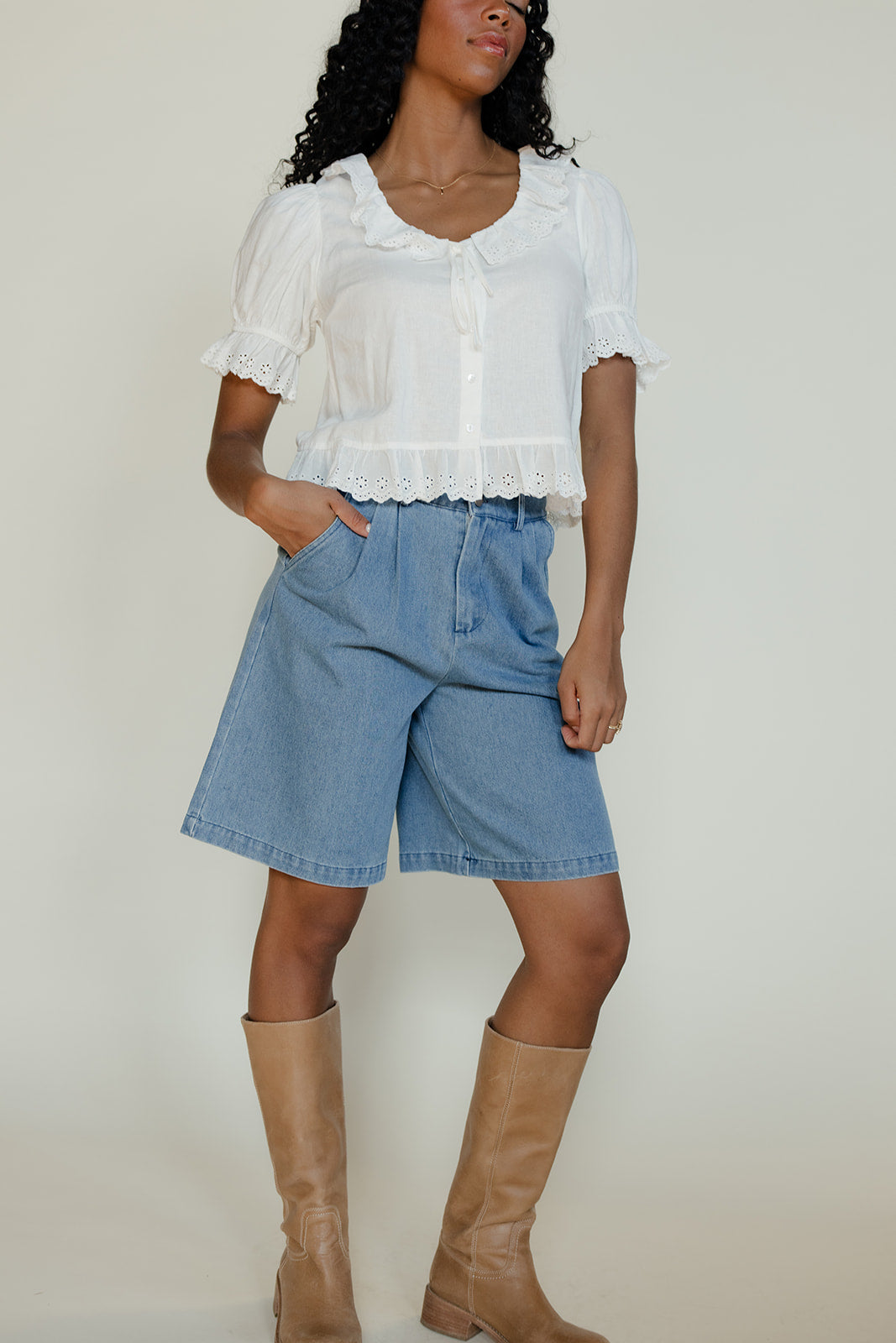 Laidback Days Denim Shorts