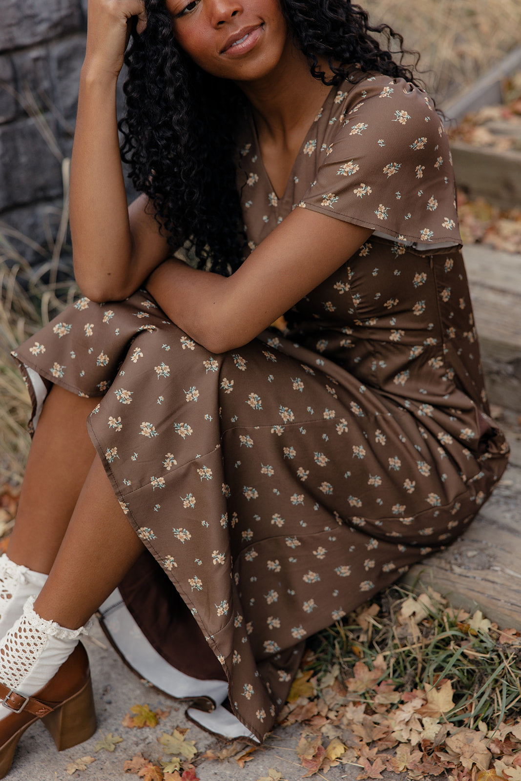 Clara Garden Floral Midi