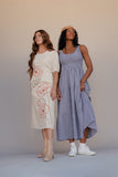 Sutton Gingham Maxi Dress