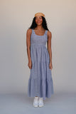 Sutton Gingham Maxi Dress