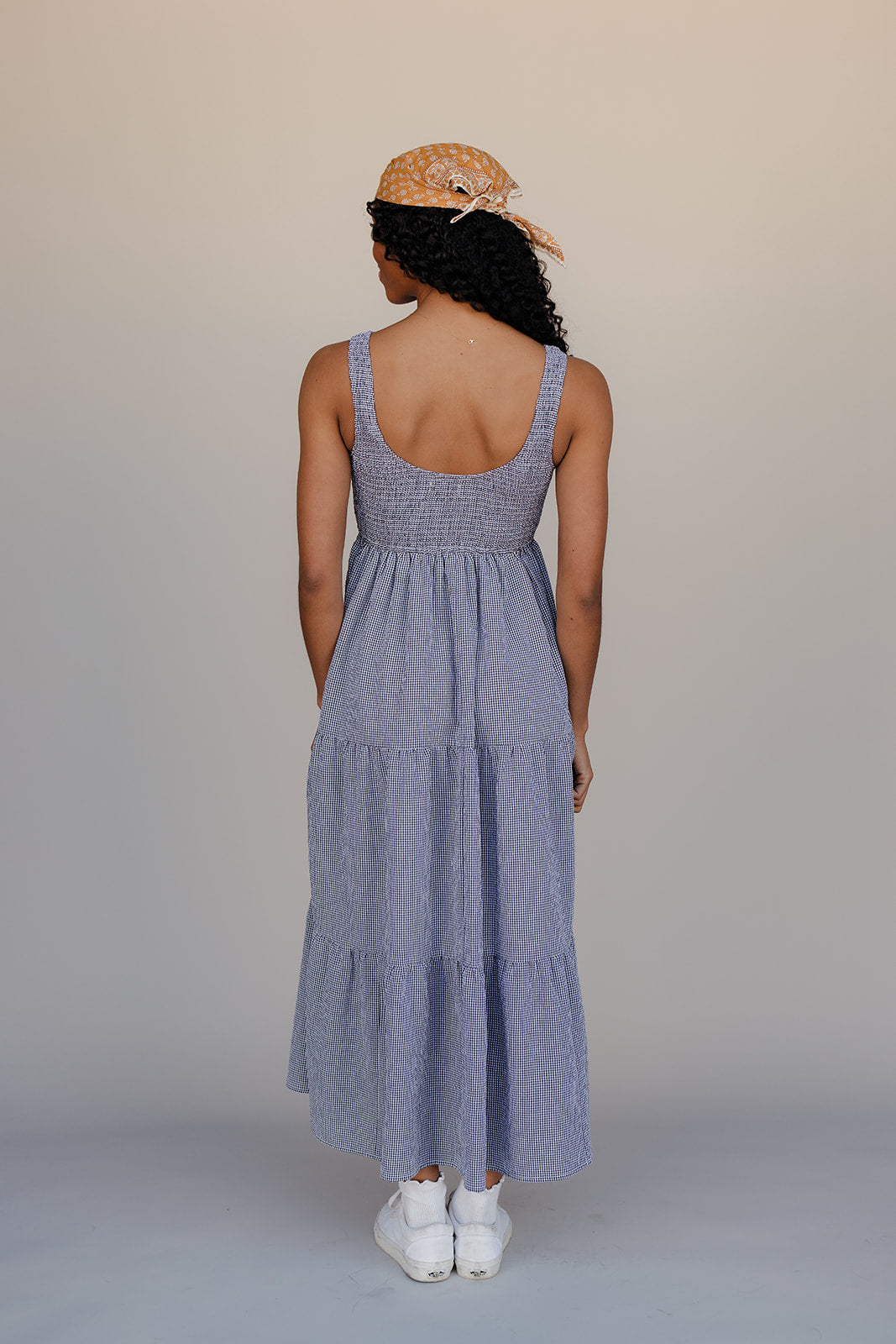Sutton Gingham Maxi Dress