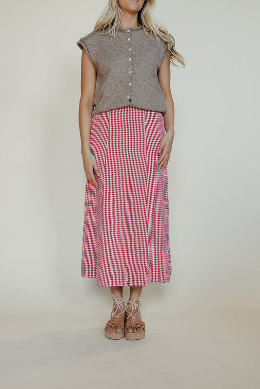 Chestnut Hollow Gingham Skirt