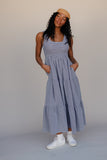 Sutton Gingham Maxi Dress