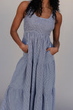 Sutton Gingham Maxi Dress