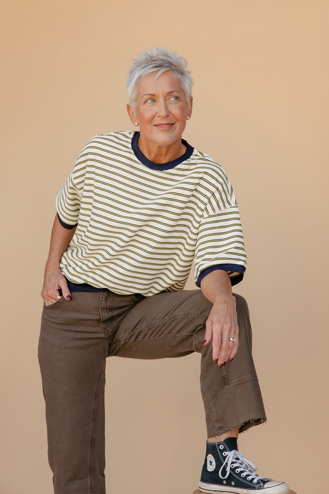 Market Day Stripe Tee