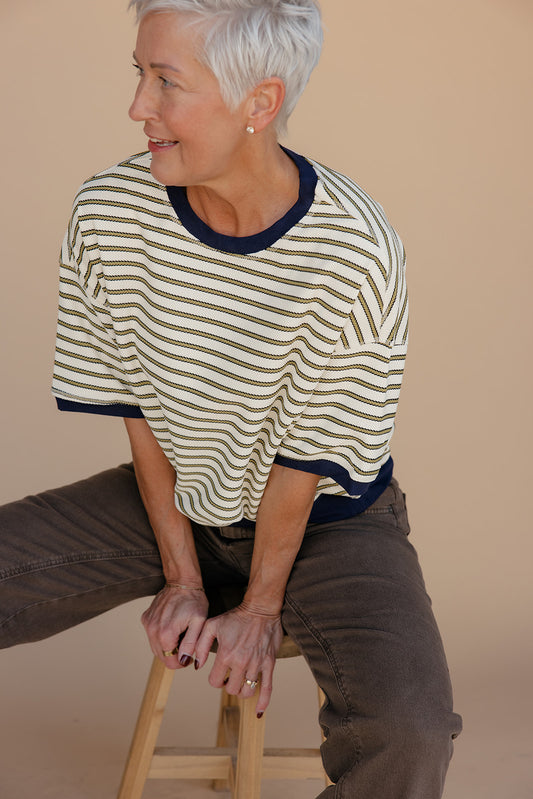 Market Day Stripe Tee