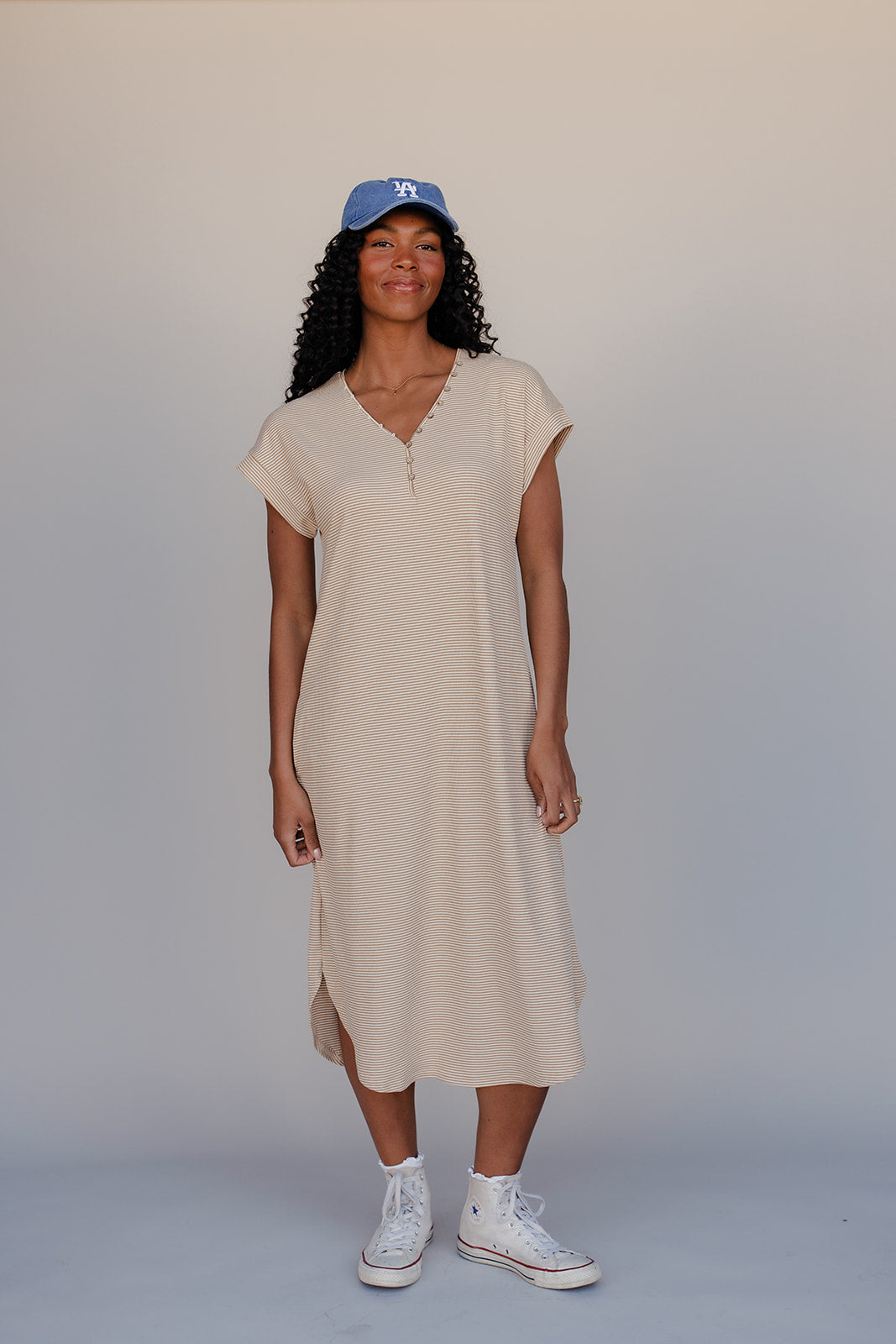 Earthbound Casual Midi Dress