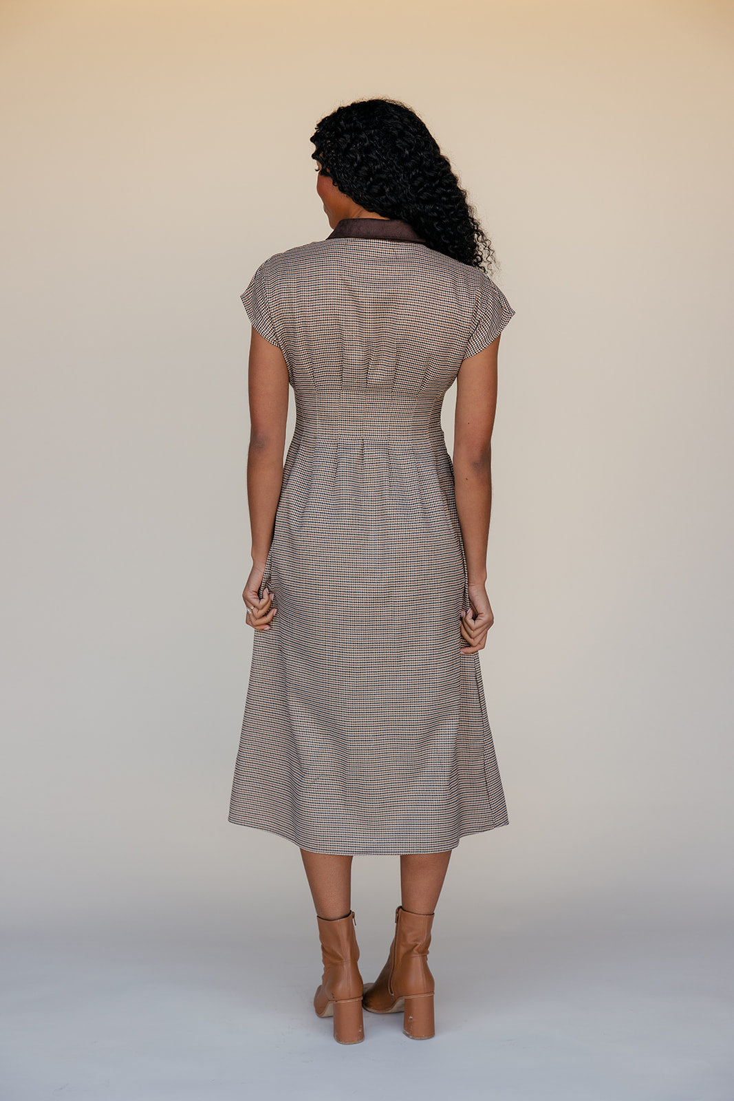 Brownstone Houndstooth Dress