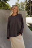 Mullberry Stripe Pullover