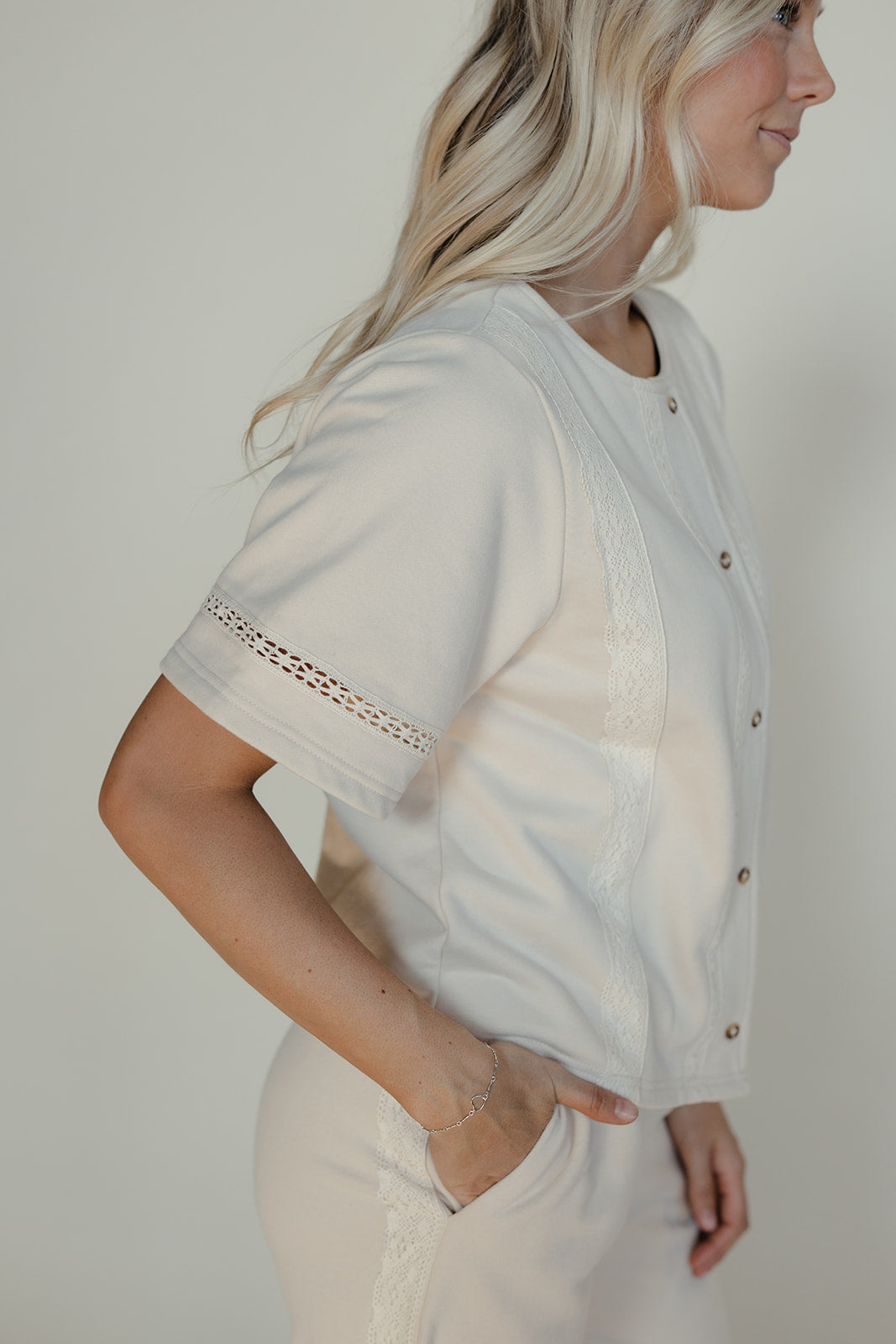 Sunwashed Button Blouse