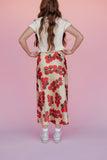 On The Vine Satin Skirt