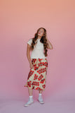 On The Vine Satin Skirt