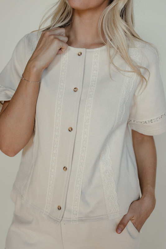 Sunwashed Button Blouse