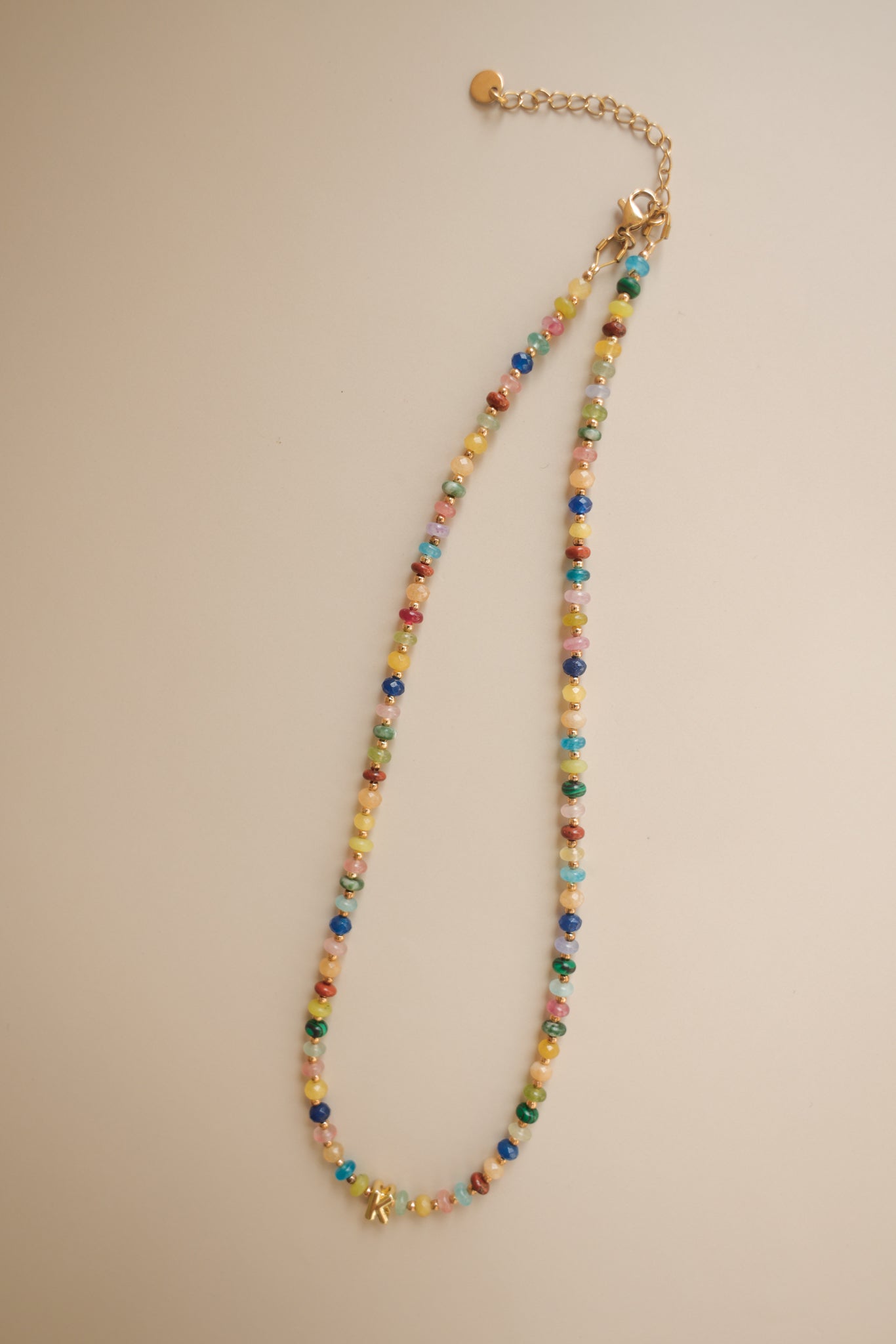 Mini Multicolored + Bubble Initial