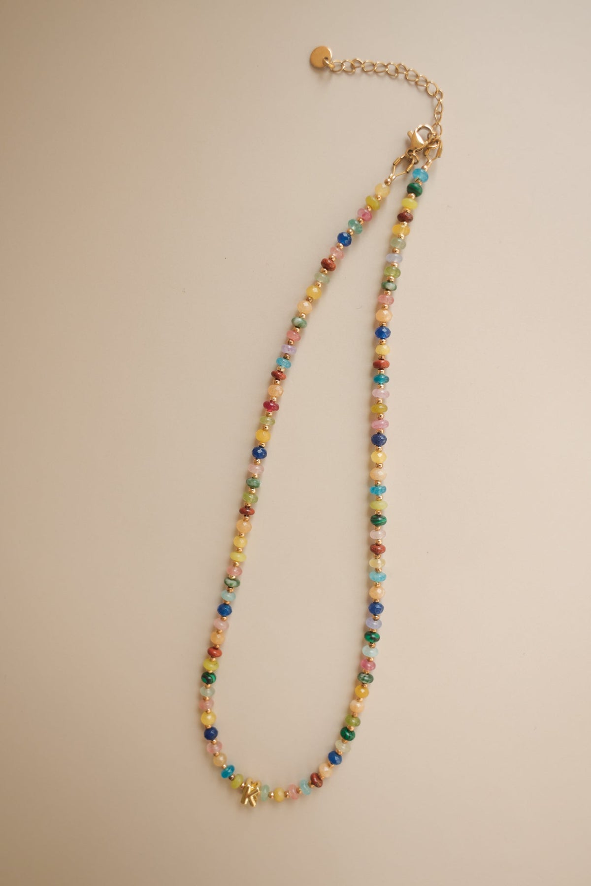 Mini Multicolored + Bubble Initial