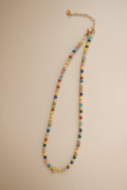 Mini Multicolored + Bubble Initial