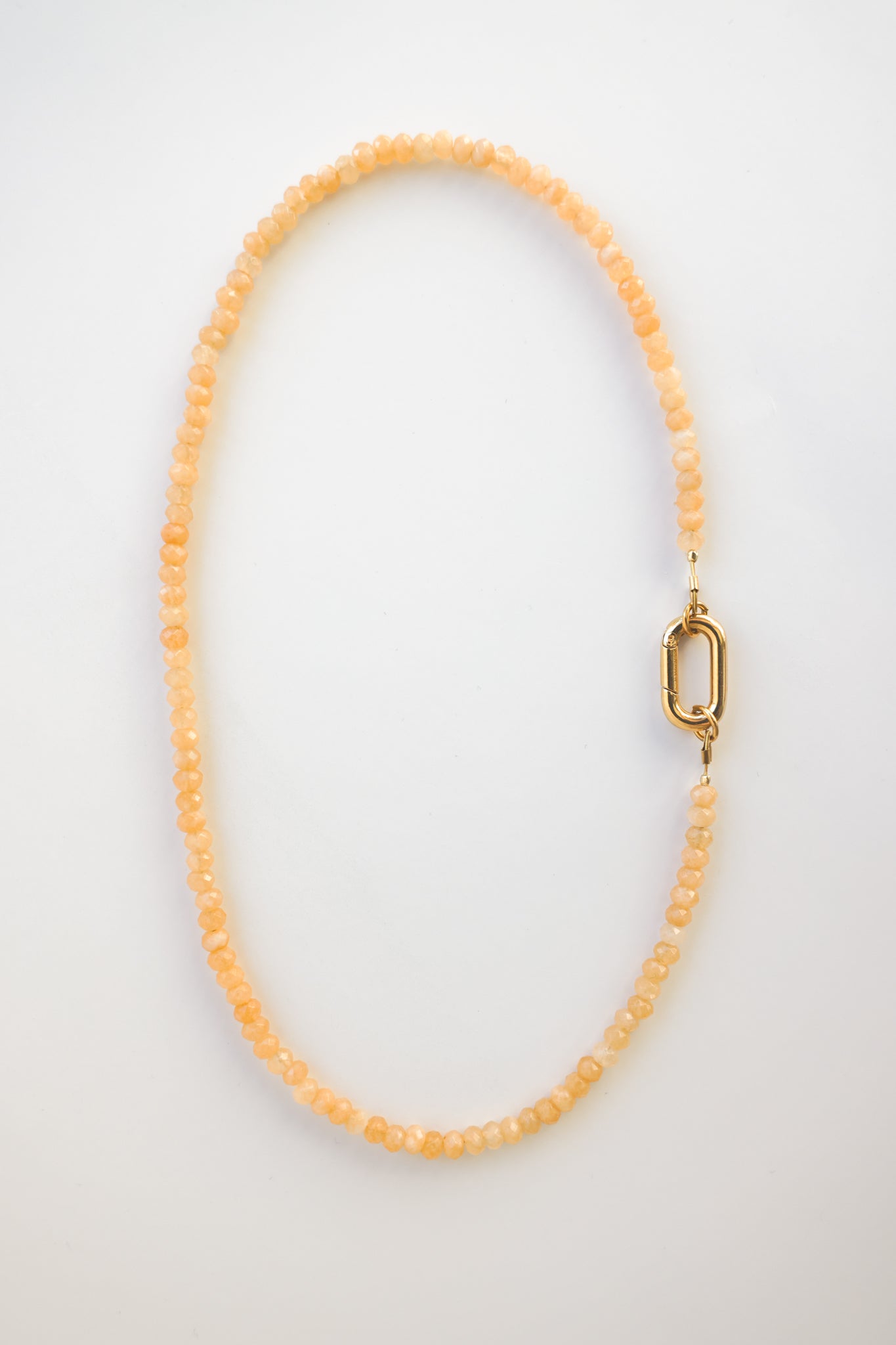 Orange Jade Necklace