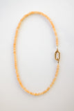 Orange Jade Necklace