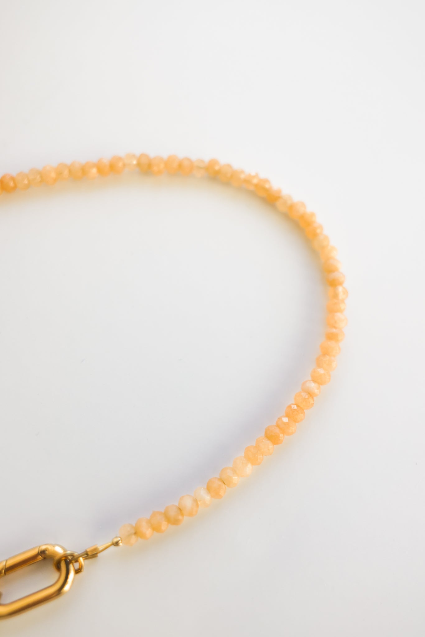 Orange Jade Necklace