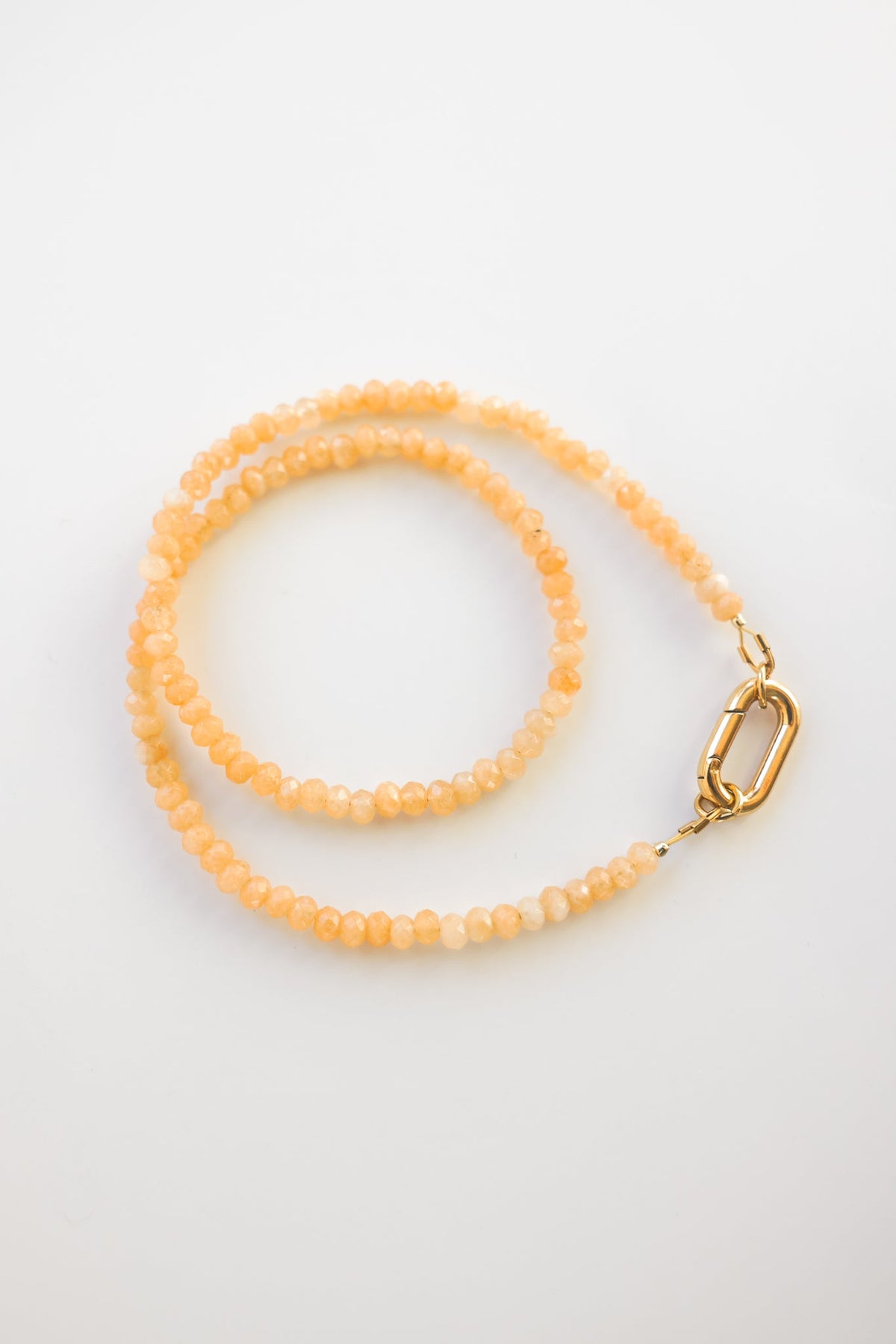 Orange Jade Necklace