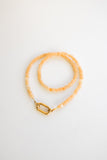 Orange Jade Necklace