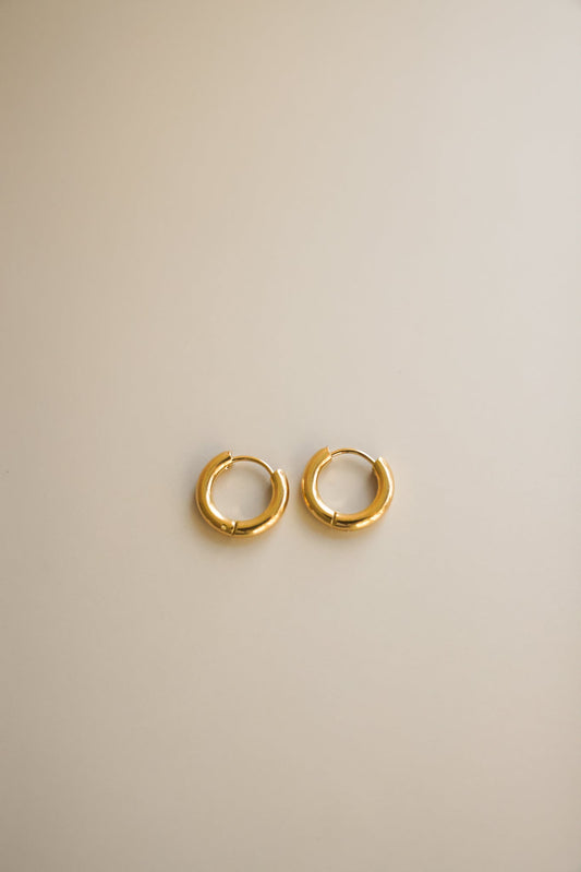 Large Live In Hoop Earrings