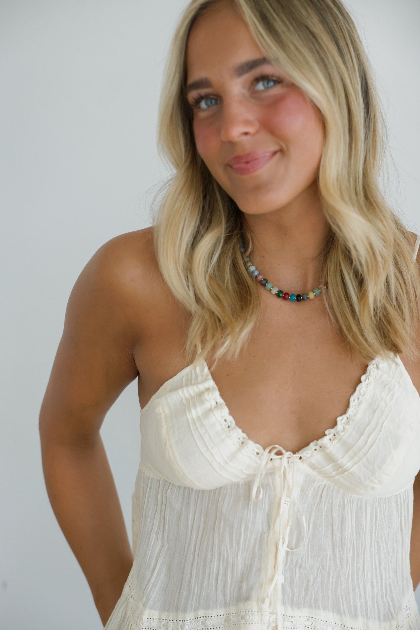 Multi-Colored Gemstone Necklace