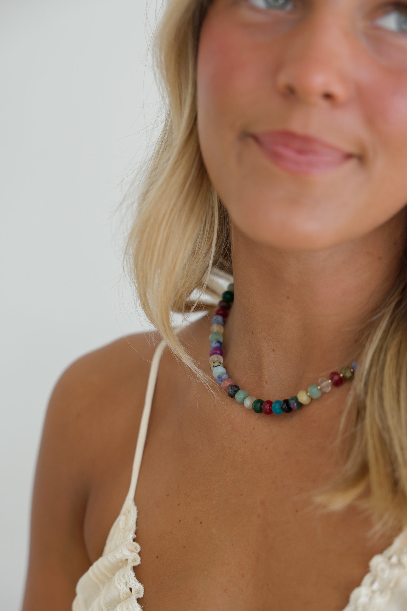 Multi-Colored Gemstone Necklace
