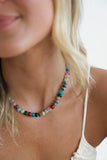 Multi-Colored Gemstone Necklace