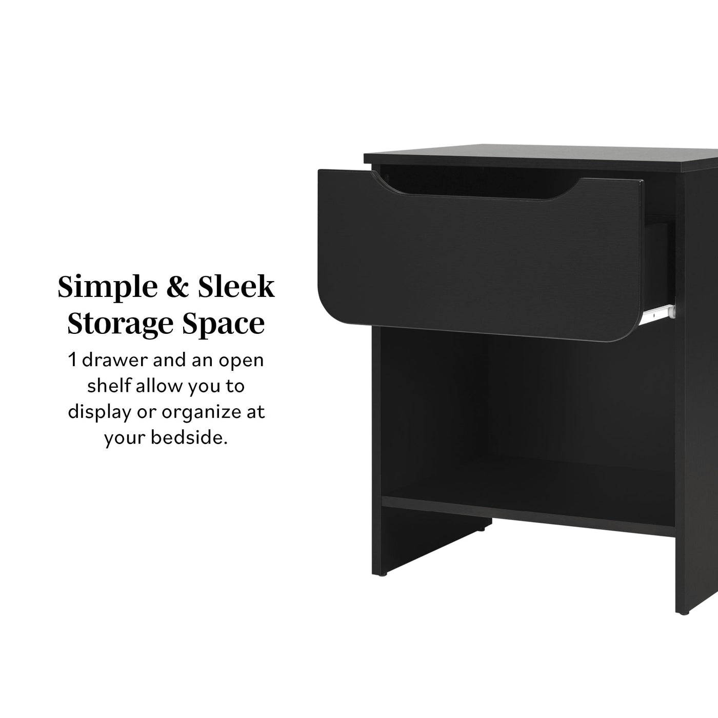 Domm Modern 1-Drawer Nightstand