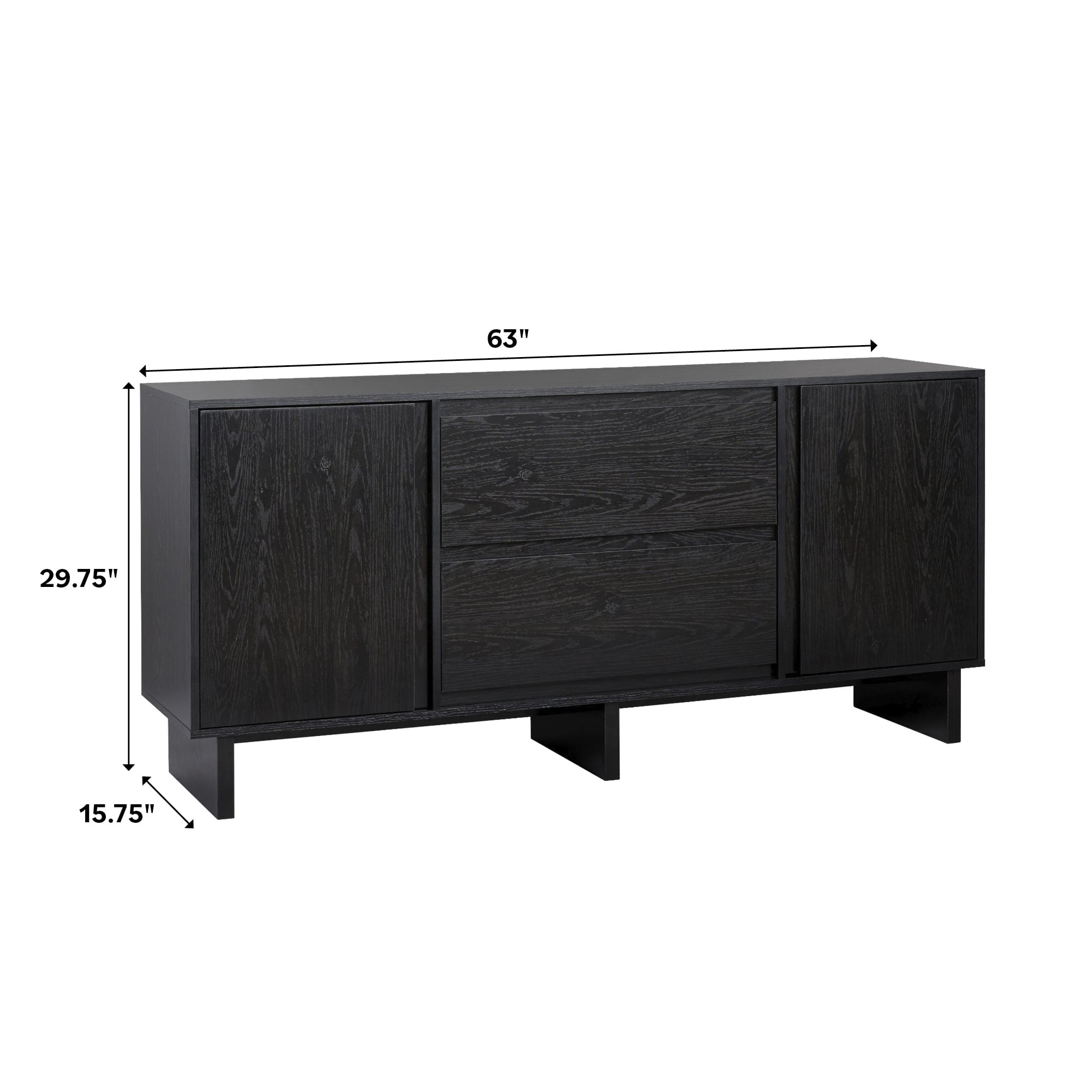 Maja 63" Minimalist Scandi Sideboard / TV Stand