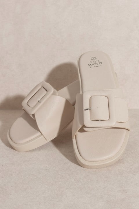 OASIS SOCIETY Daisy - Single Buckle Slide