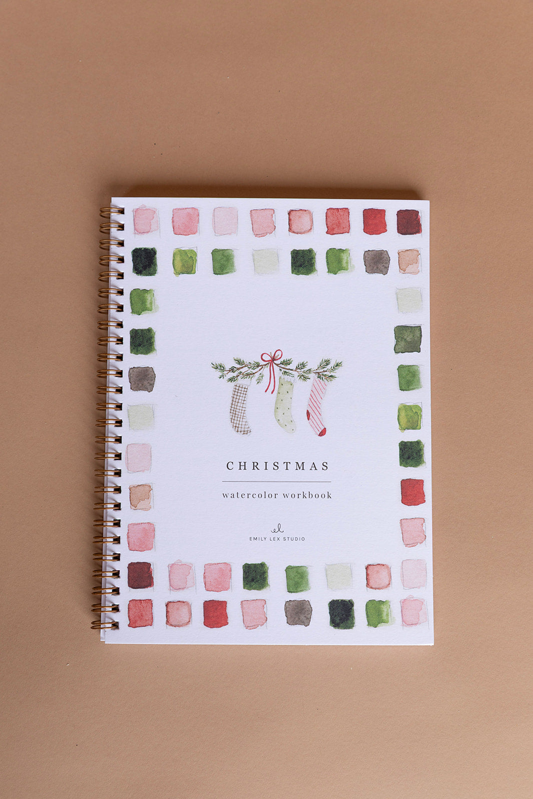 Christmas Watercolor Workbook