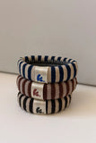 KAXI University Striped Hair Tie Pack