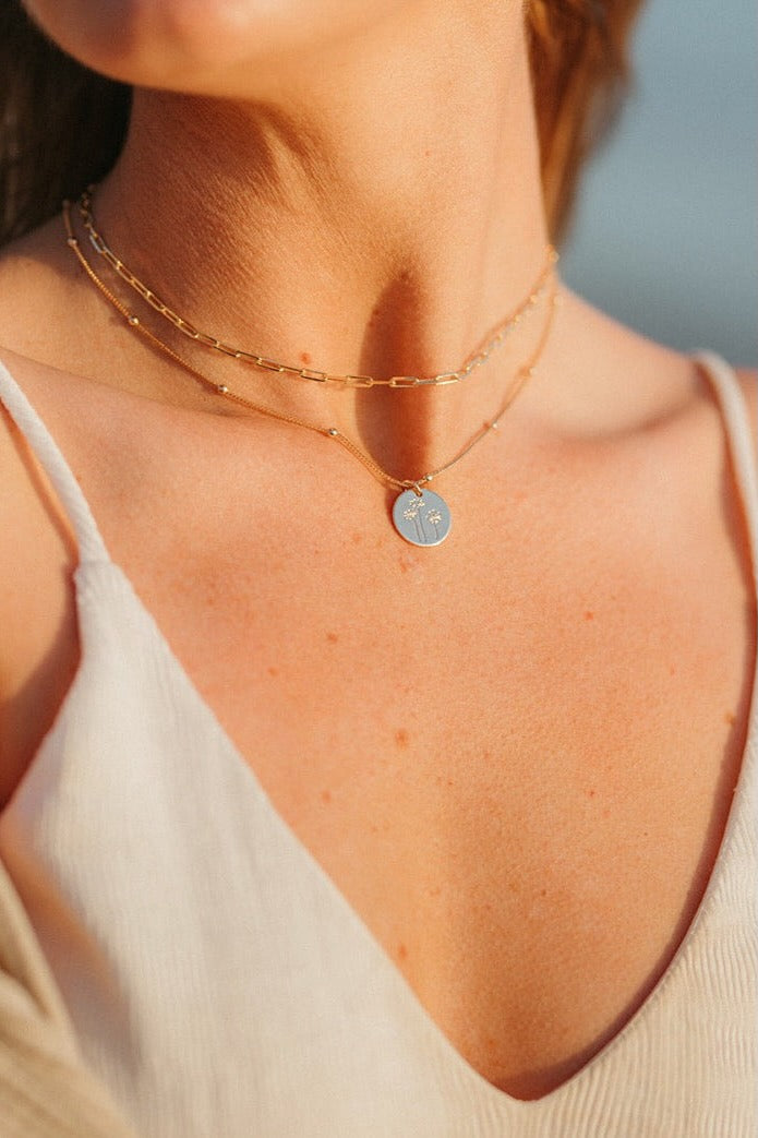 Madeline Gold Filled Paperclip Necklace