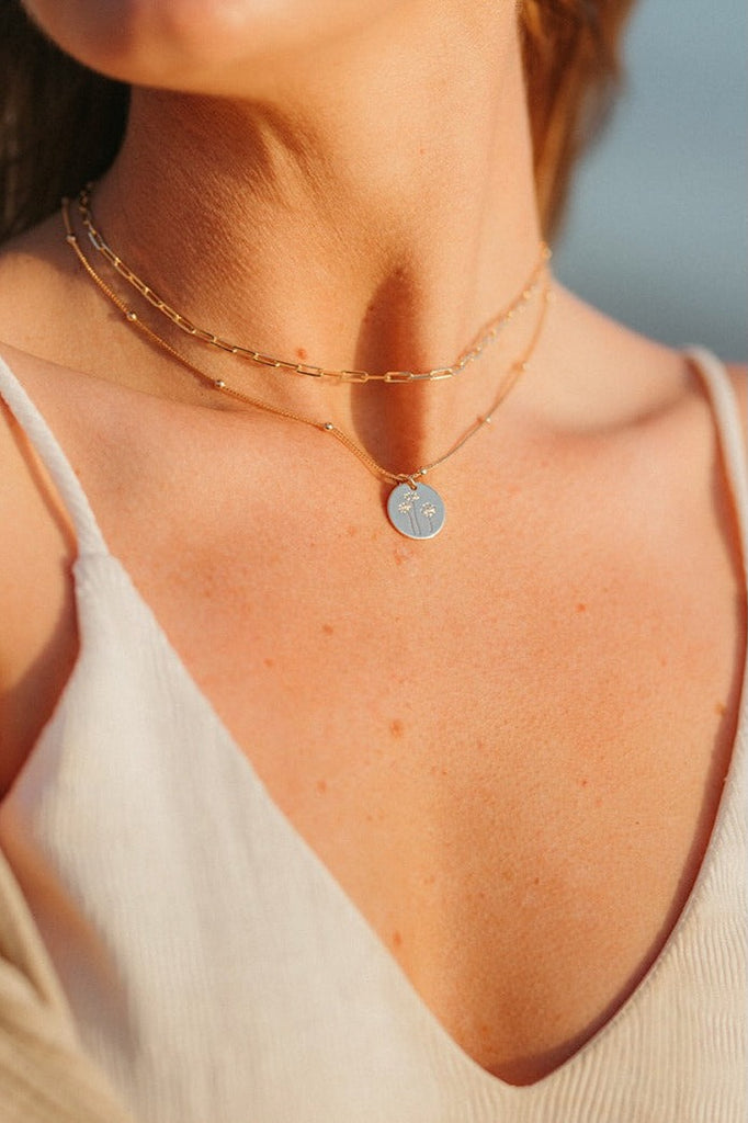 Madeline Gold Filled Paperclip Necklace