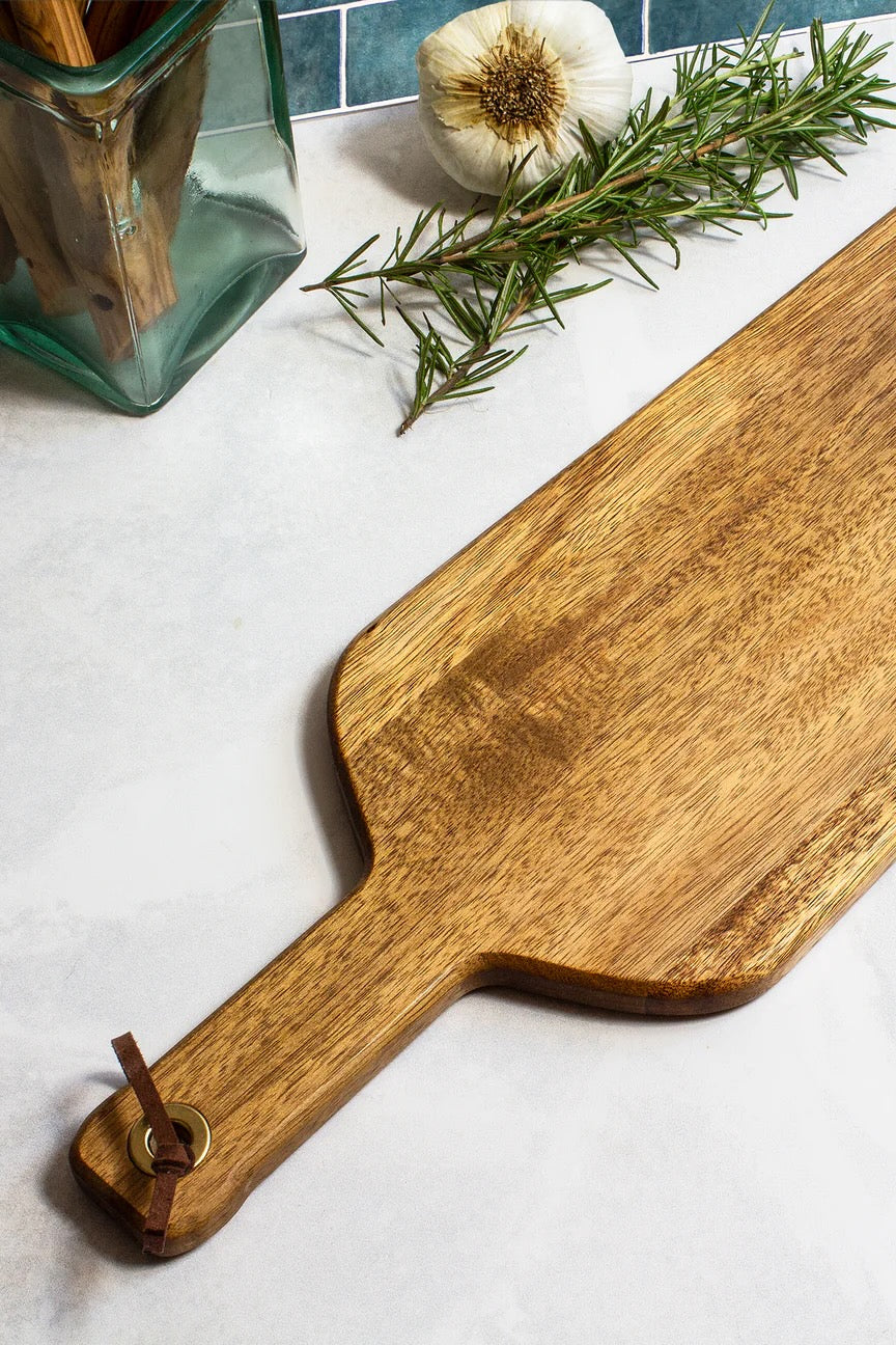 Let’s Eat Wooden Charcuterie Board