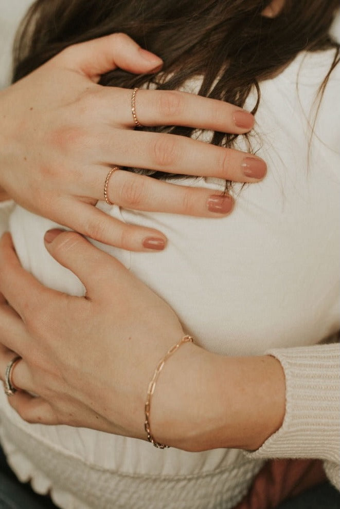 Madeline Gold Filled Paperclip Bracelet