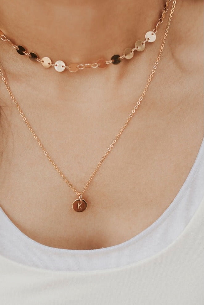 a person wearing a necklace