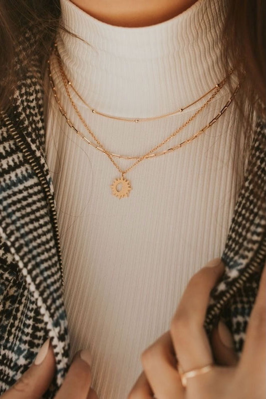 Annie Gold Filled Satellite Necklace