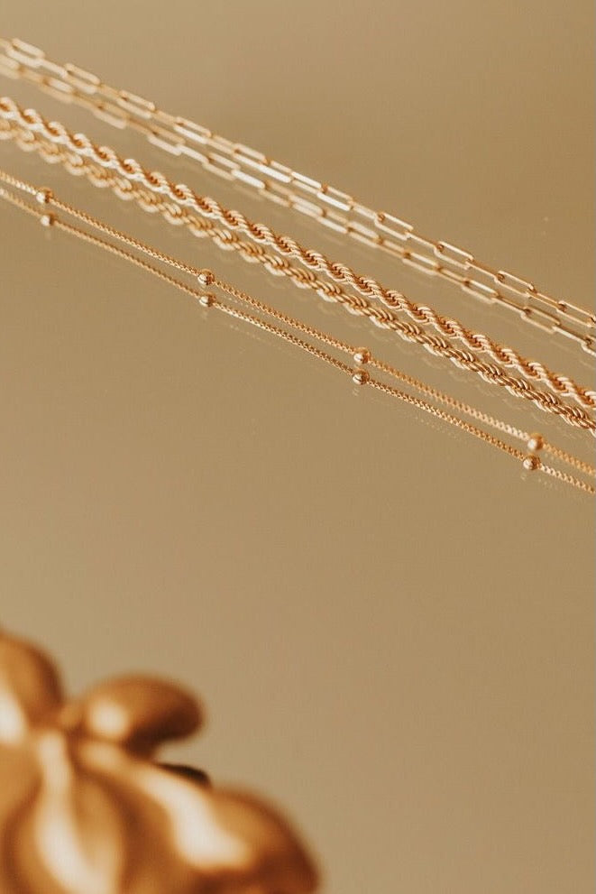 Annie Gold Filled Satellite Necklace