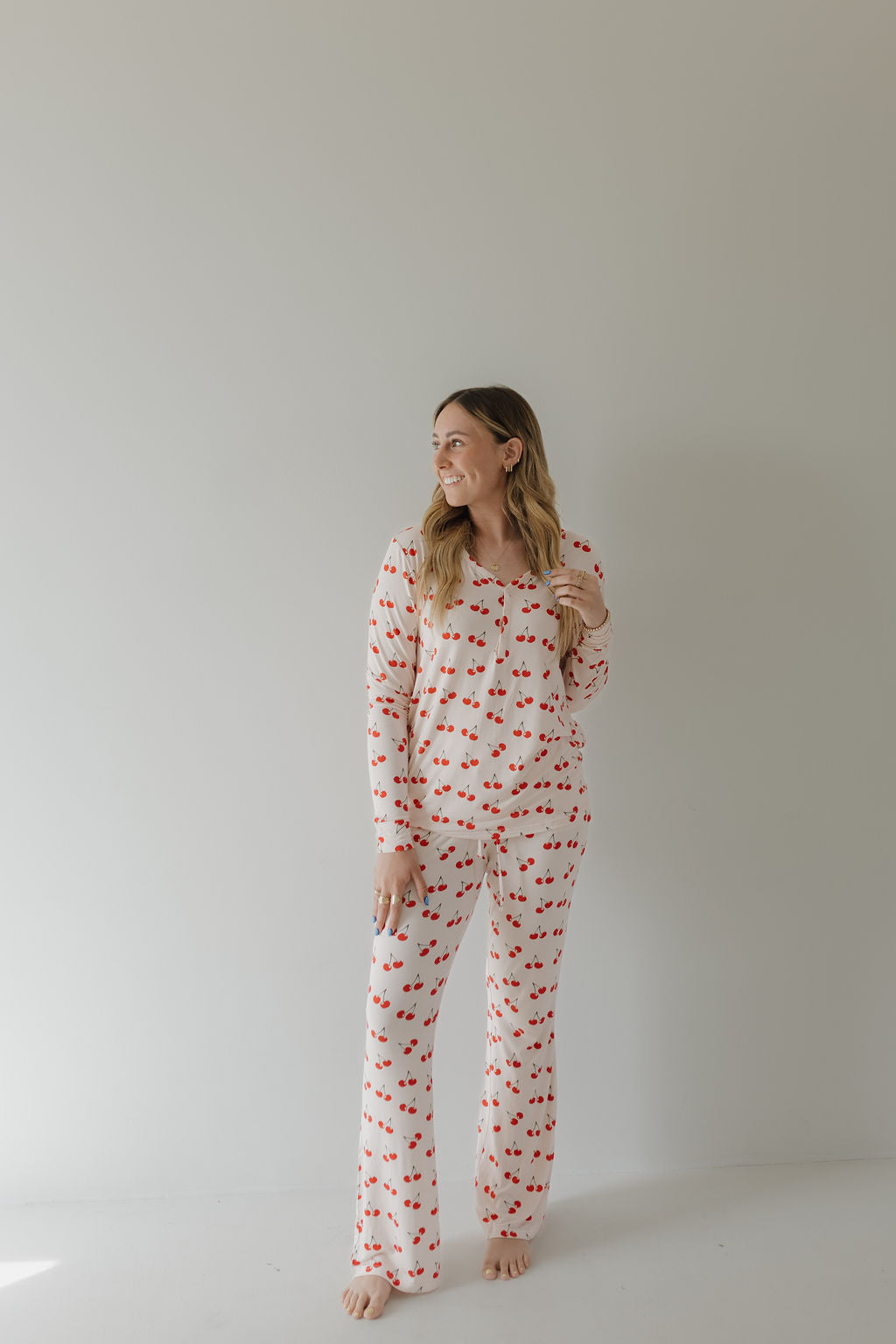 Women's Bamboo Pajama | Cherry Orchard