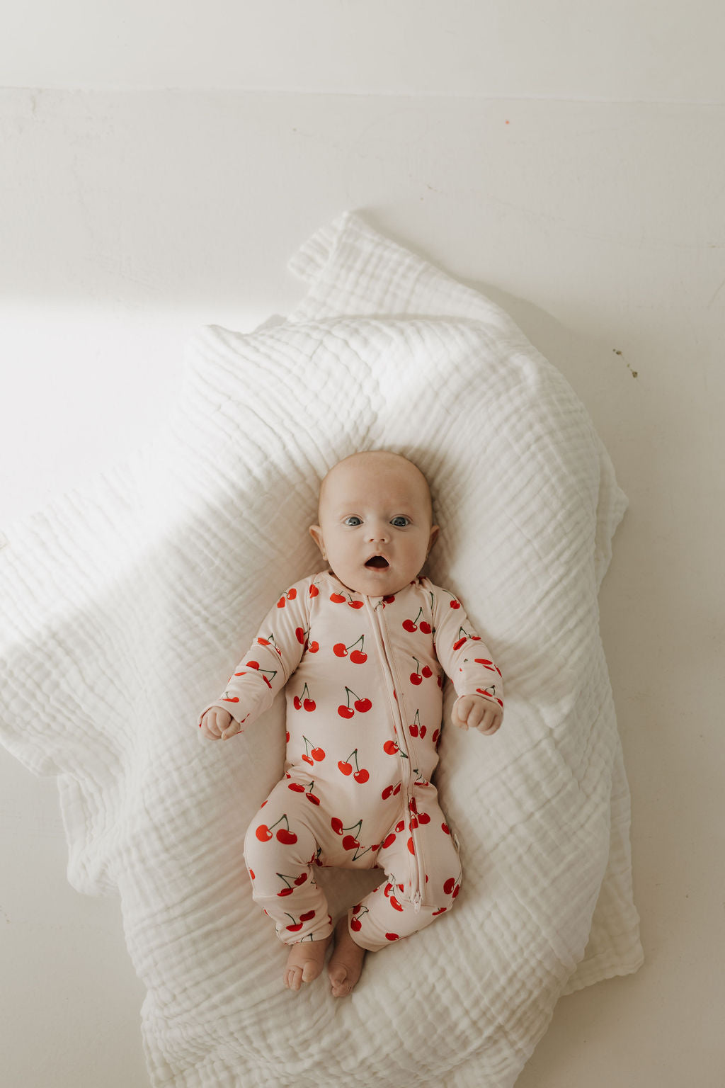 Bamboo Zip Pajamas | Cherry Orchard