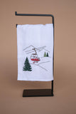 Ski Lift Tea Towel