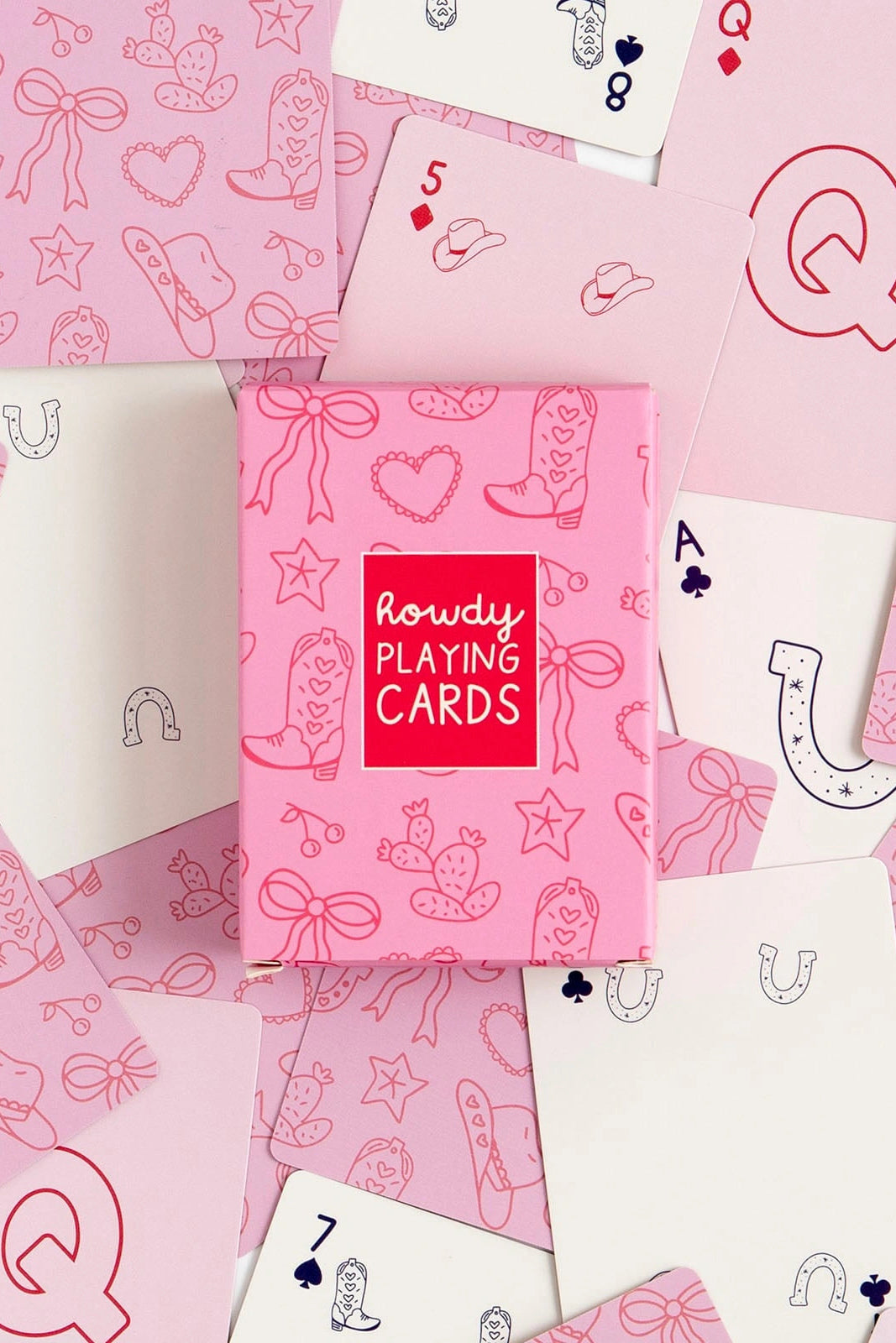 Howdy Cowgirl Deck of Playing Cards