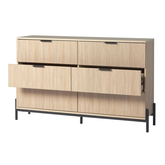 Paris Modern Scandinavian Reeded Dresser